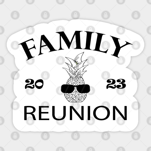 Family Reunion Pineapple Sticker by ulunkz